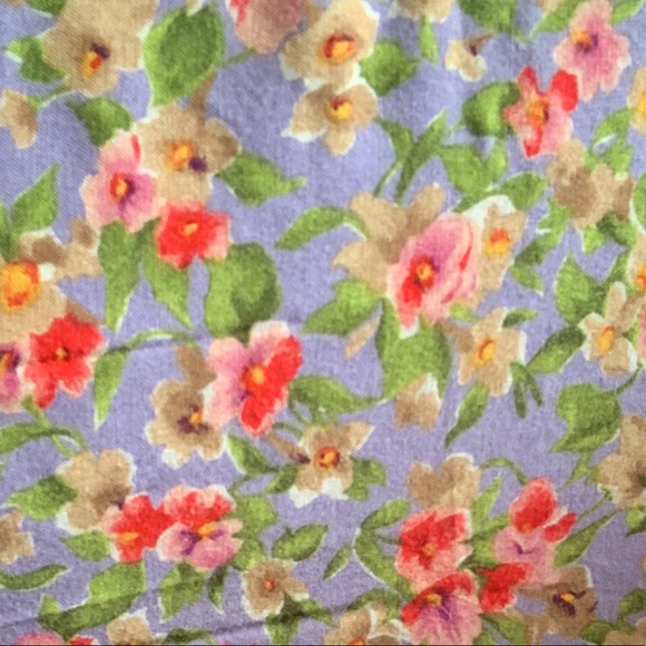 VTG Nikki lavender floral midi skirt - Picture 8 of 10